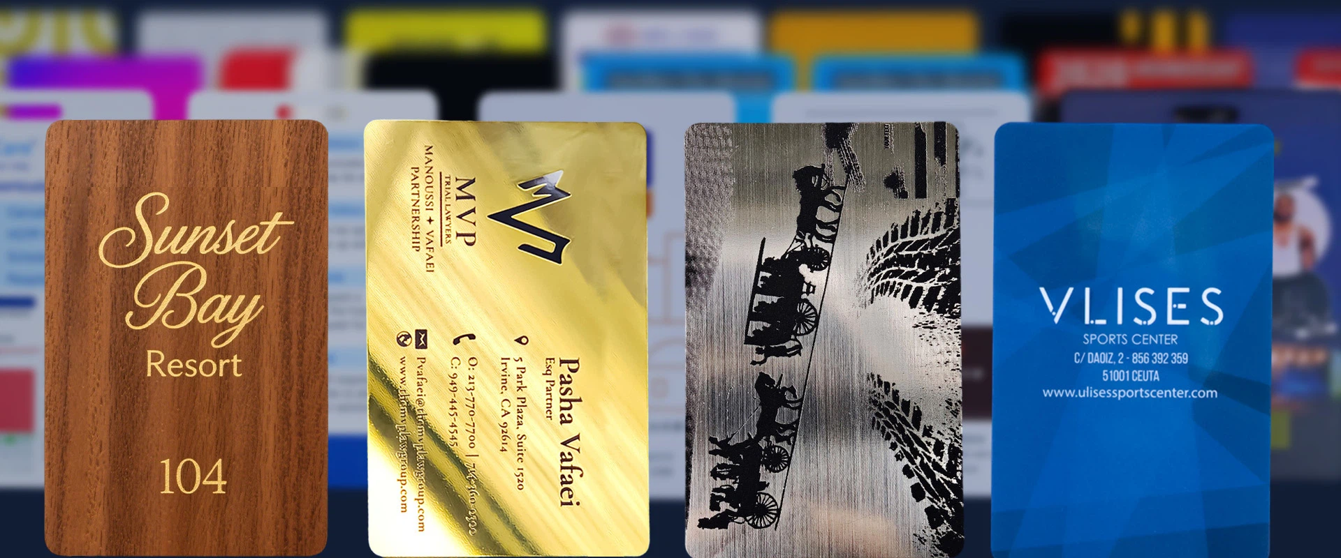 RFID PVC/WOOD/METALCARD