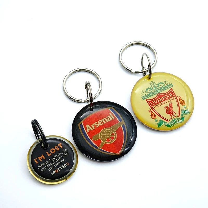 Epoxy-Coated RFID Key Chain
